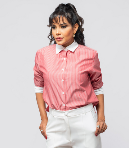 Camisa Charme Cereja