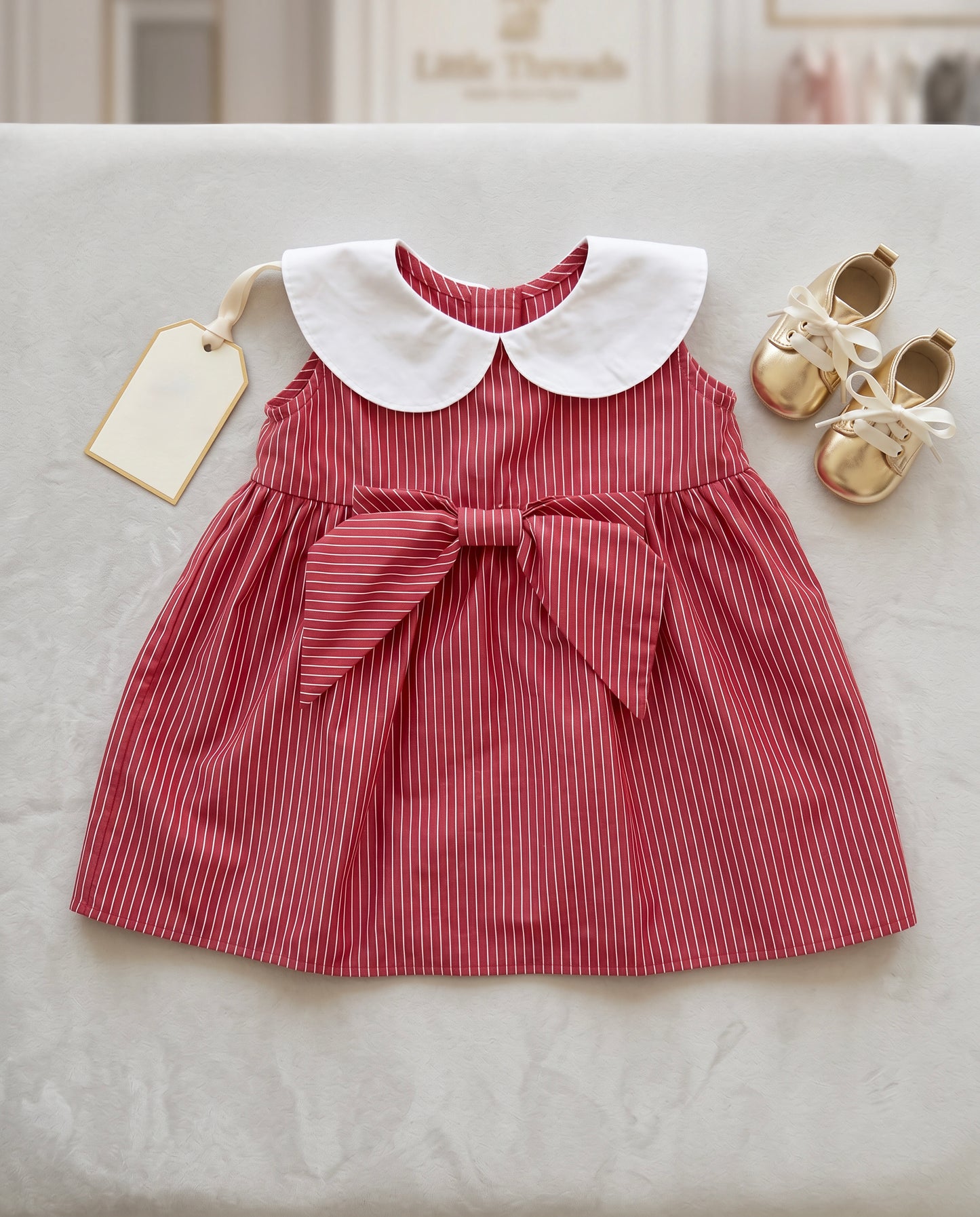 Vestido Charme cereja
